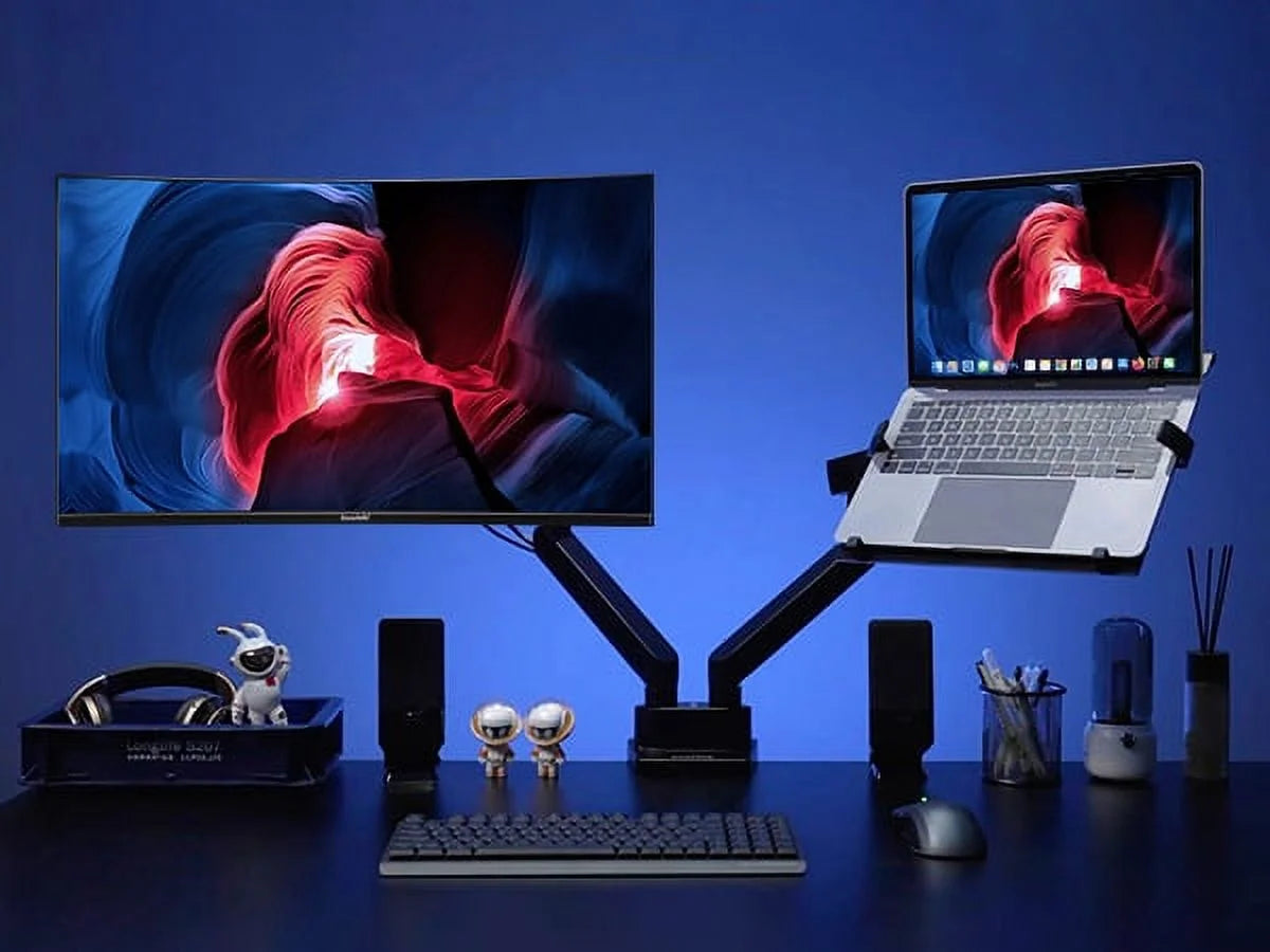 27" Curved Monitor, FHD 1080P 75Hz 1800R Ultra-Thin Bezel-Less VA Display HDMI VGA Port, Computer Monitor