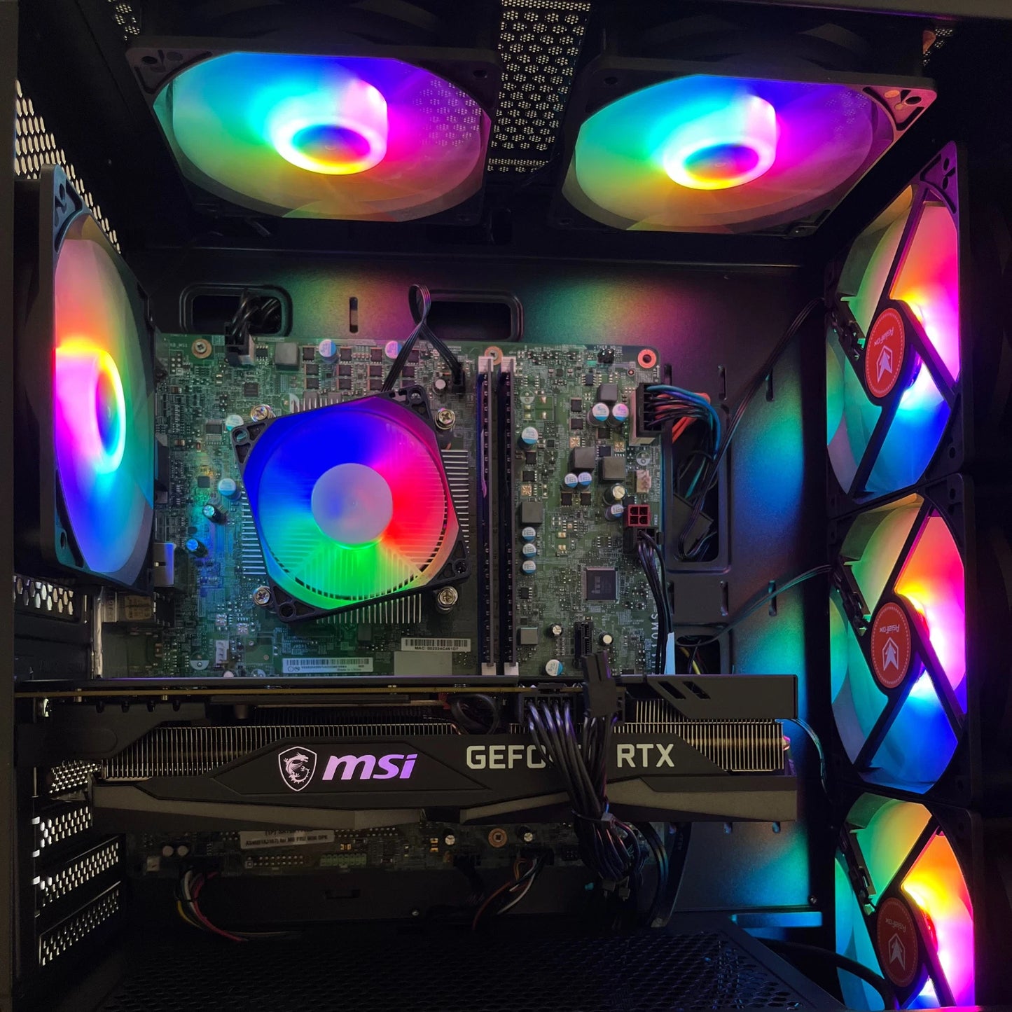 Gaming PC Desktop Intel I7 512GB SSD+500GB HDD RX550 32GB RAM WIFI WINDOWS 10