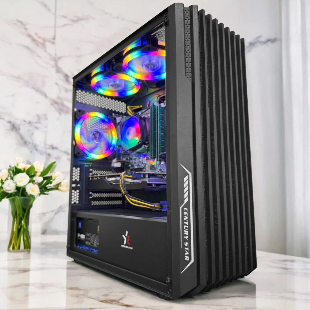 Gaming PC Desktop Intel I7 512GB SSD+500GB HDD RX550 32GB RAM WIFI WINDOWS 10
