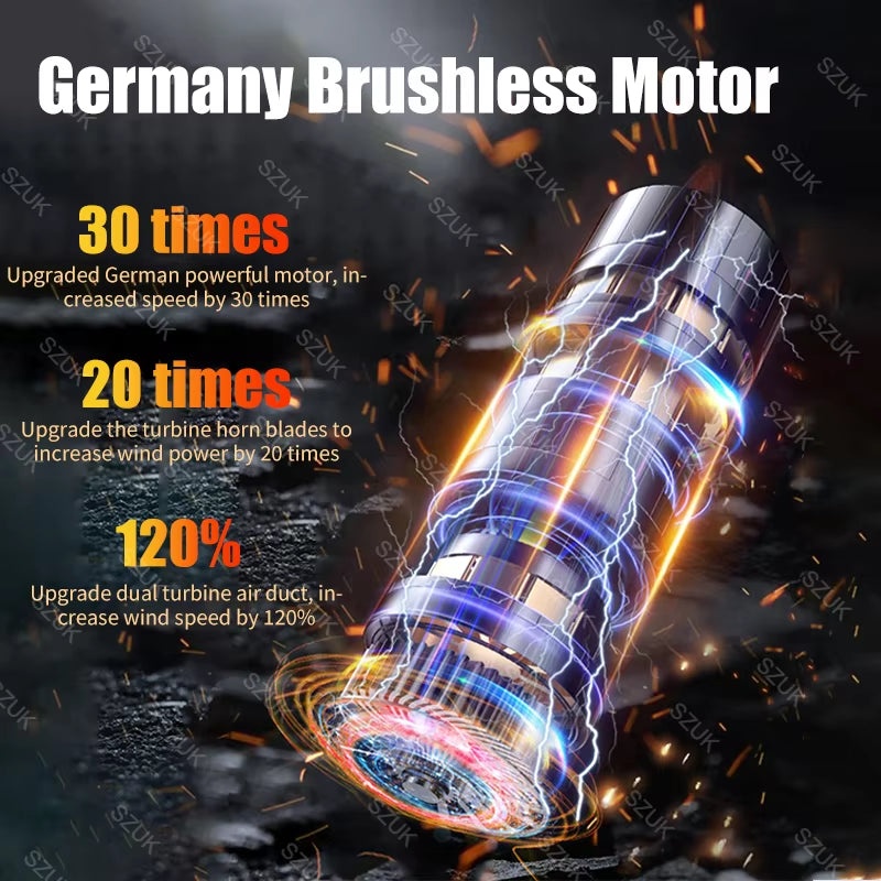 2025 Car Vacuum Cleaner New Mini Vacuum Cleaner Strong Suction Wireless Portable Cleaner Handheld Vacuum Cleaner for Car