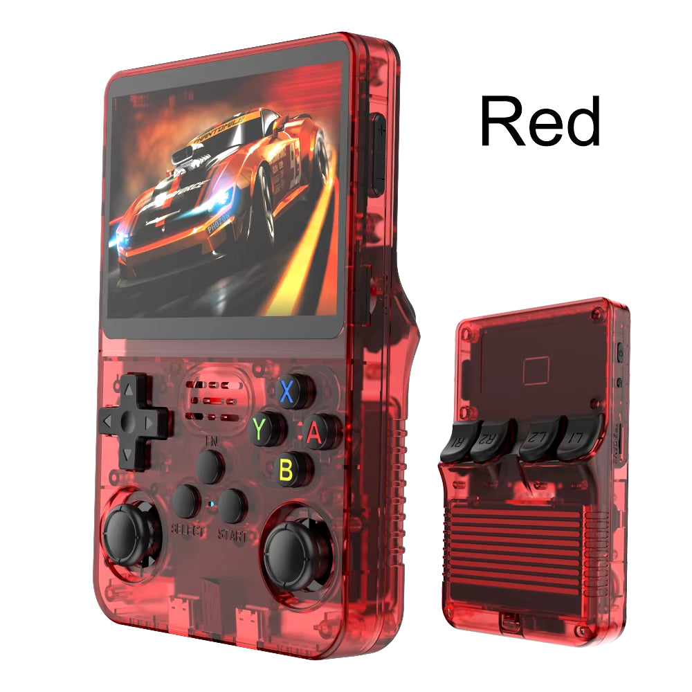 R36S Retro Handheld Video Game Console Linux System 3.5 Inch IPS Screen R35S Pro Portable Pocket Video Player 64GB Games