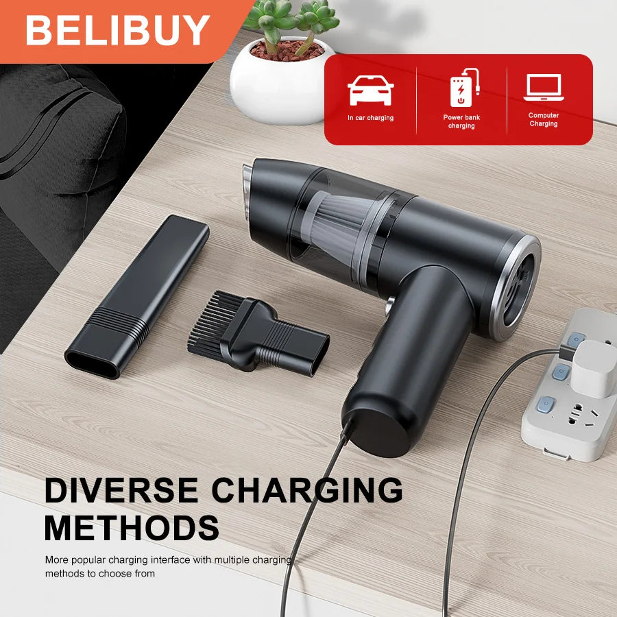 Car Vacuum Cleaner Portable Vacuum Cleaner Home Appliance High Power Mini Wireless Cleaner Carpet Vacuum Cleaner