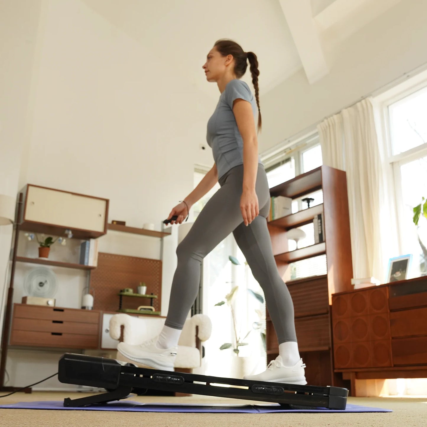 Deerrun Z10 12% Auto Incline Smart Walking Pad Treadmill with Remote Control