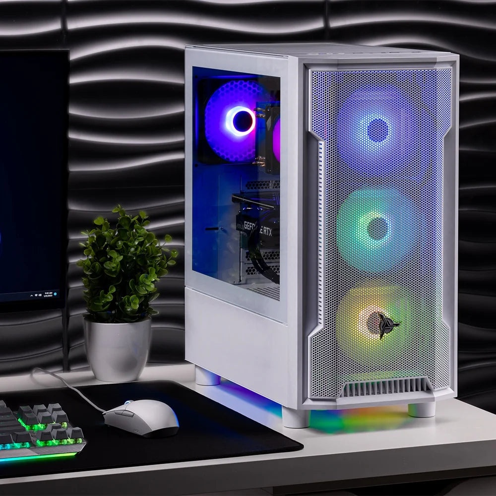 Skytech Archangel Gaming PC Desktop Intel Core I5 14400F NVIDIA Geforce RTX 5060 1TB Nvme SSD 16GB DDR5 RAM Windows