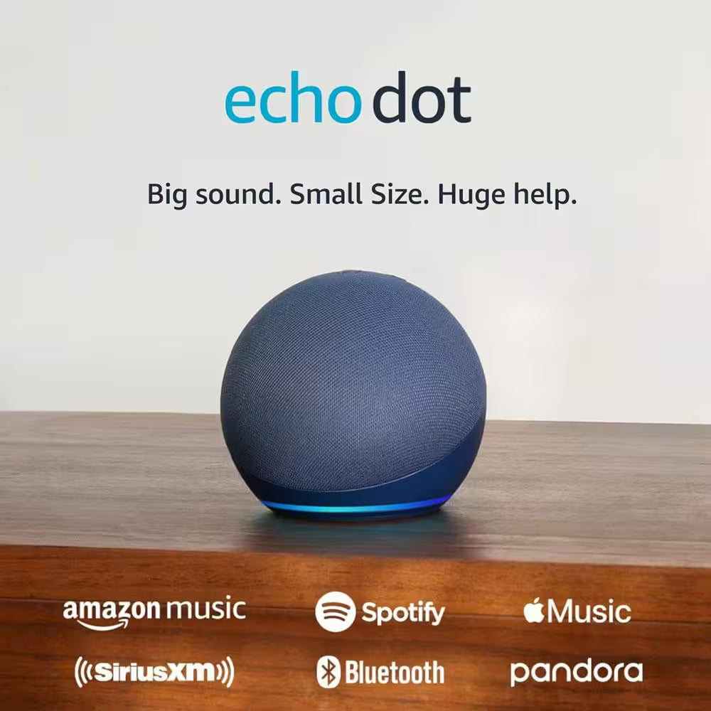 Echo Dot (5Th Gen, 2022 Release) Smart Speaker with Alexa Deep Sea Blue