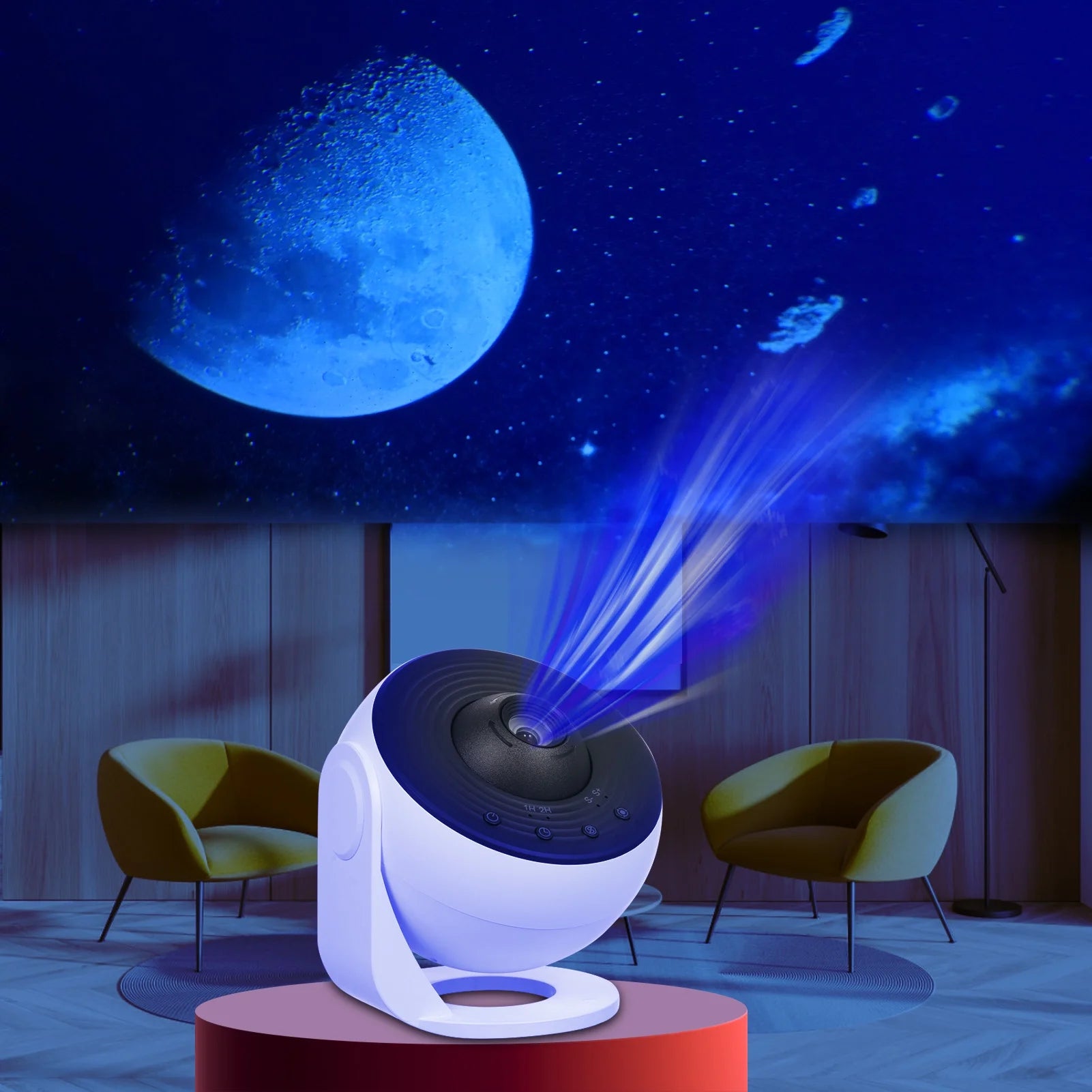 Galaxy Projector for Bedroom: HD 13 in 1 Star Projector Pro - Kids Night Light Projector | Planetarium Projector with 3 Timer Adjustable Focus & Speeds - LED Space Galaxy Lamp Room Decor Ambient Ligh