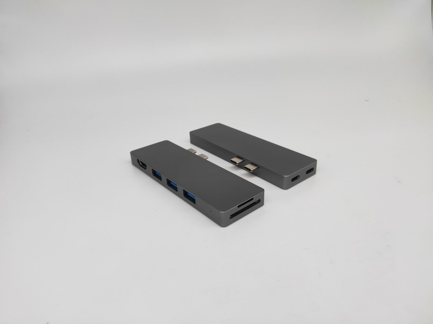 Compatible with Apple, Dual Type-C Hub Adapter for Macbook Pro & Air