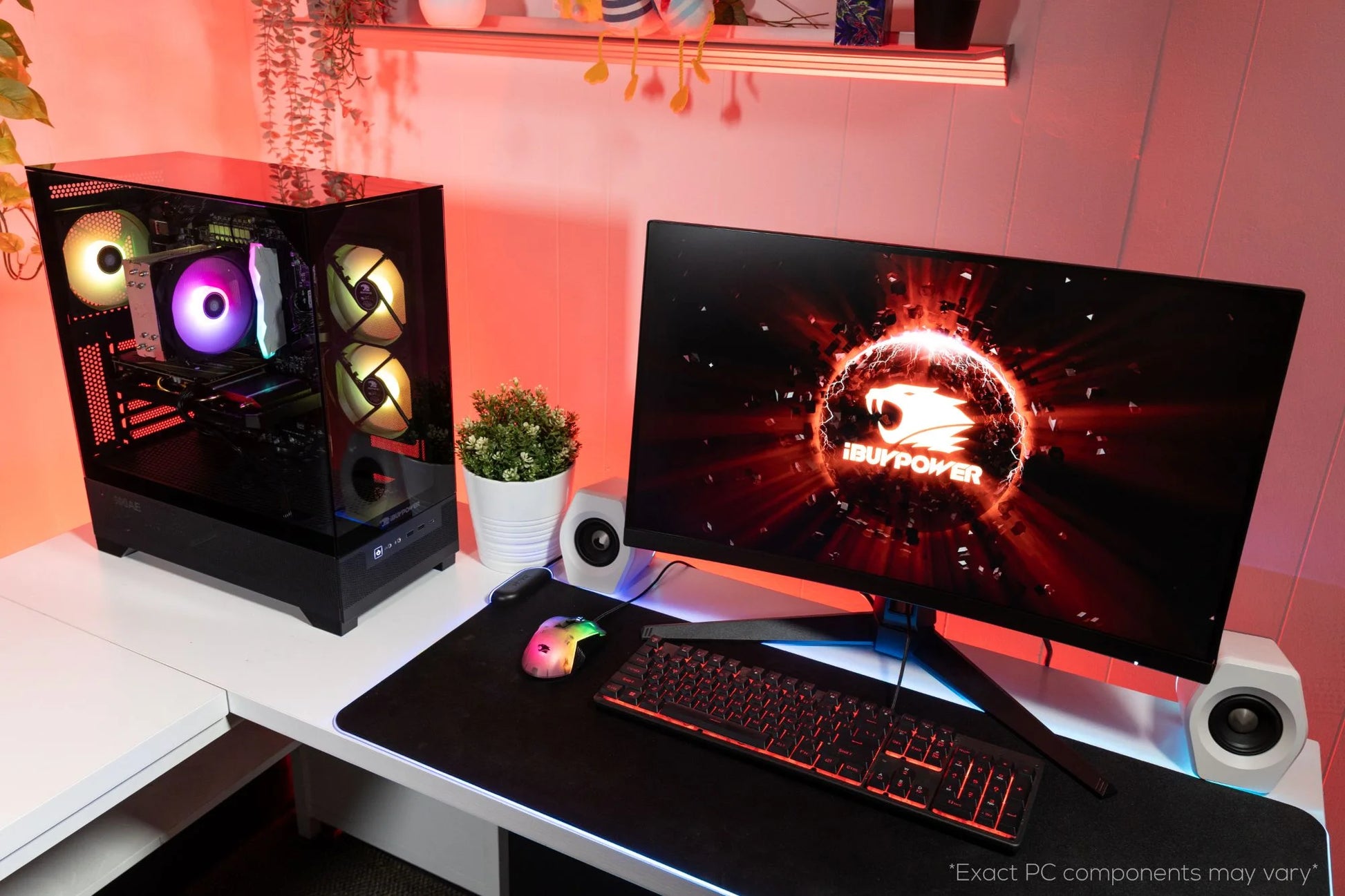 ESA7R77XT01 Gaming PC Desktop - AMD Ryzen 7 8700F, AMD Radeon RX 7700 XT 12GB, 32GB DDR5 Non-Rgb RAM, 1TB Nvme SSD