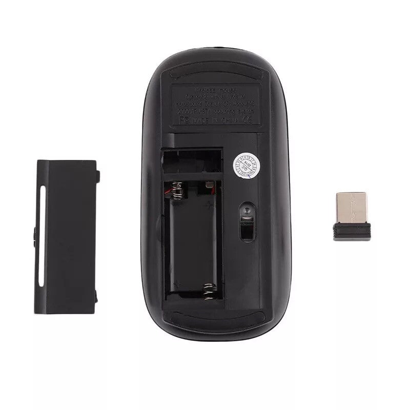 2.4Ghz USB Wireless Optical Mouse Mice for Apple Mac Macbook Pro Air PC
