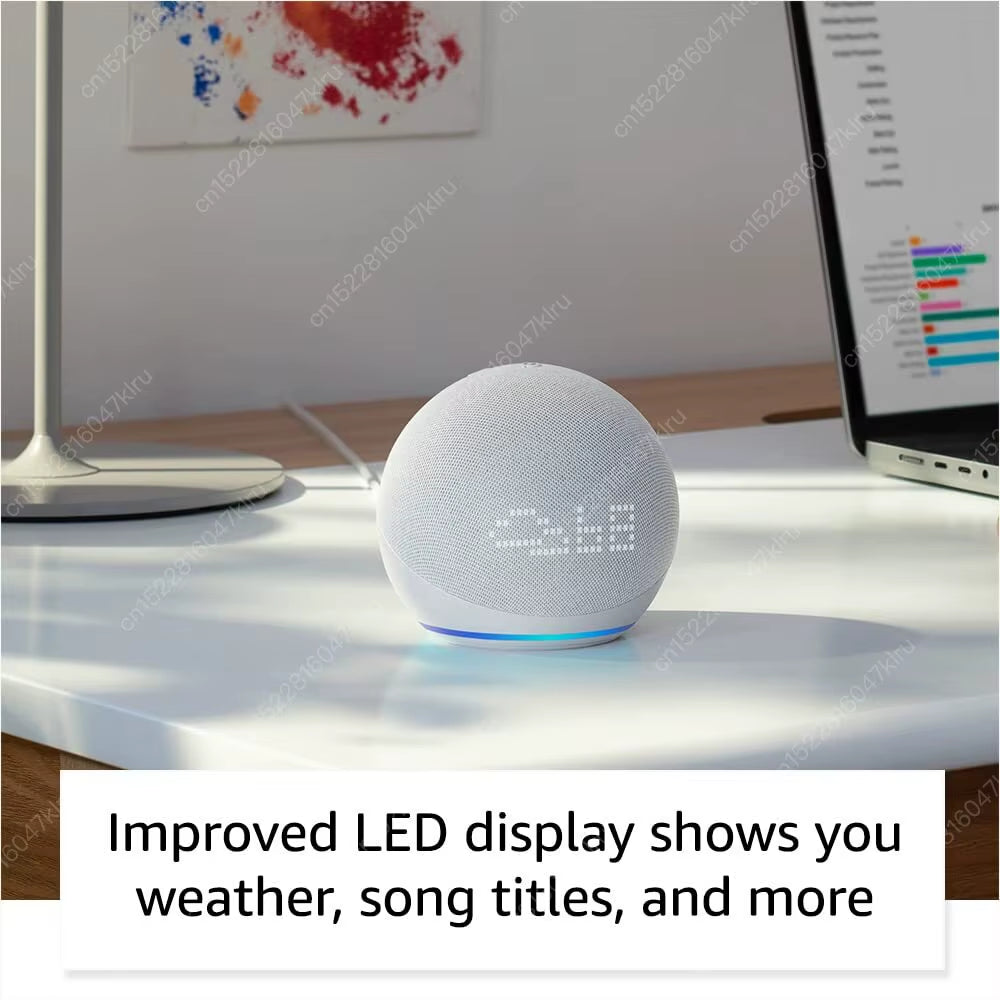 Original Alexa 5Th Generation Echo Dot Smart Sound Control Portable Bluetooth Speaker Home Voice Assistant