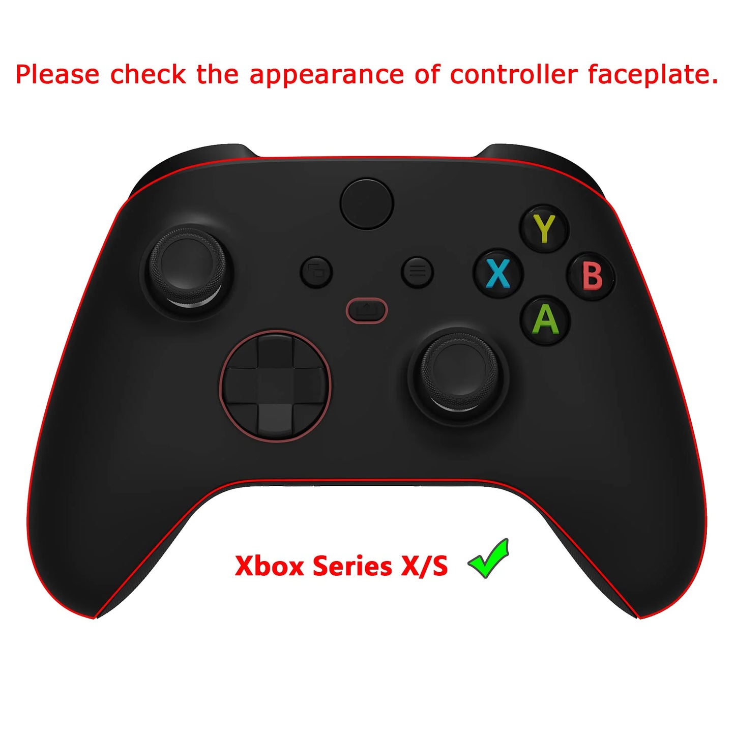 Chameleon Purple Blue Multi-Colors Buttons DTF LED Kit for Xbox Series X/S Controller(Not Included Controller)
