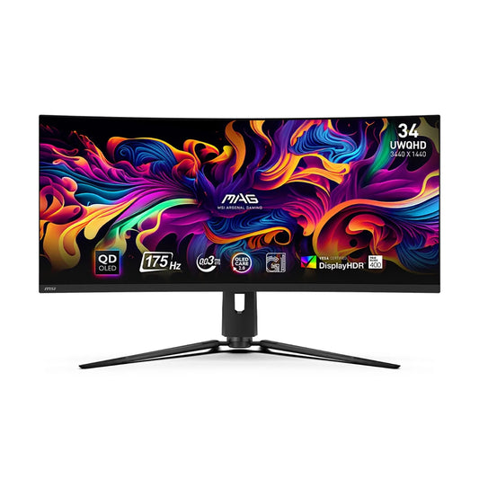 MAG 321CUP QD-OLED 32" Class 4K UHD Curved Screen Rugged Gaming OLED Monitor - 16:9 (Mag321Cupqd-Oled)