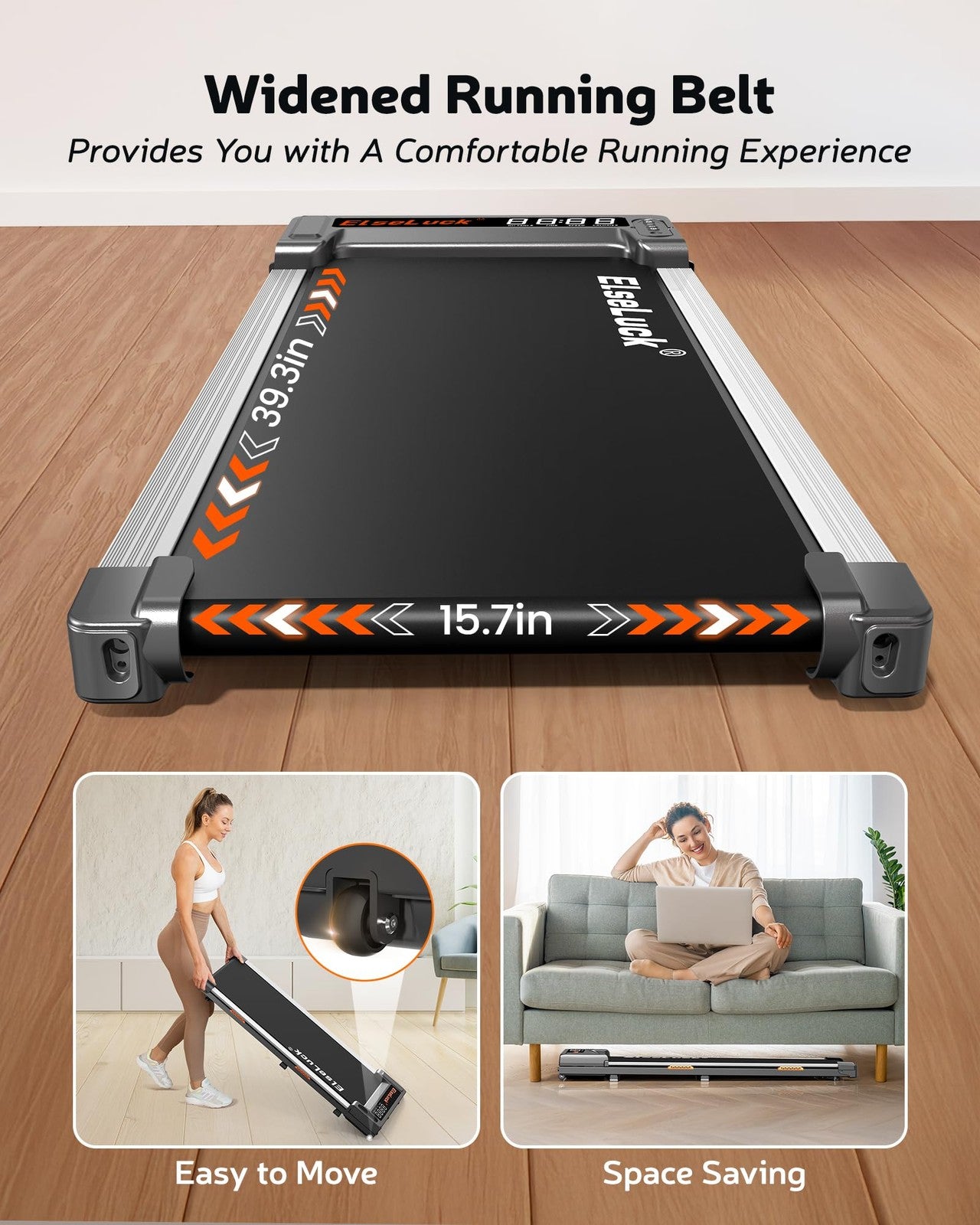 Mini Walking Jogging Machine: 3-In-1 Walking Pad with Incline, 2.5HP for Home