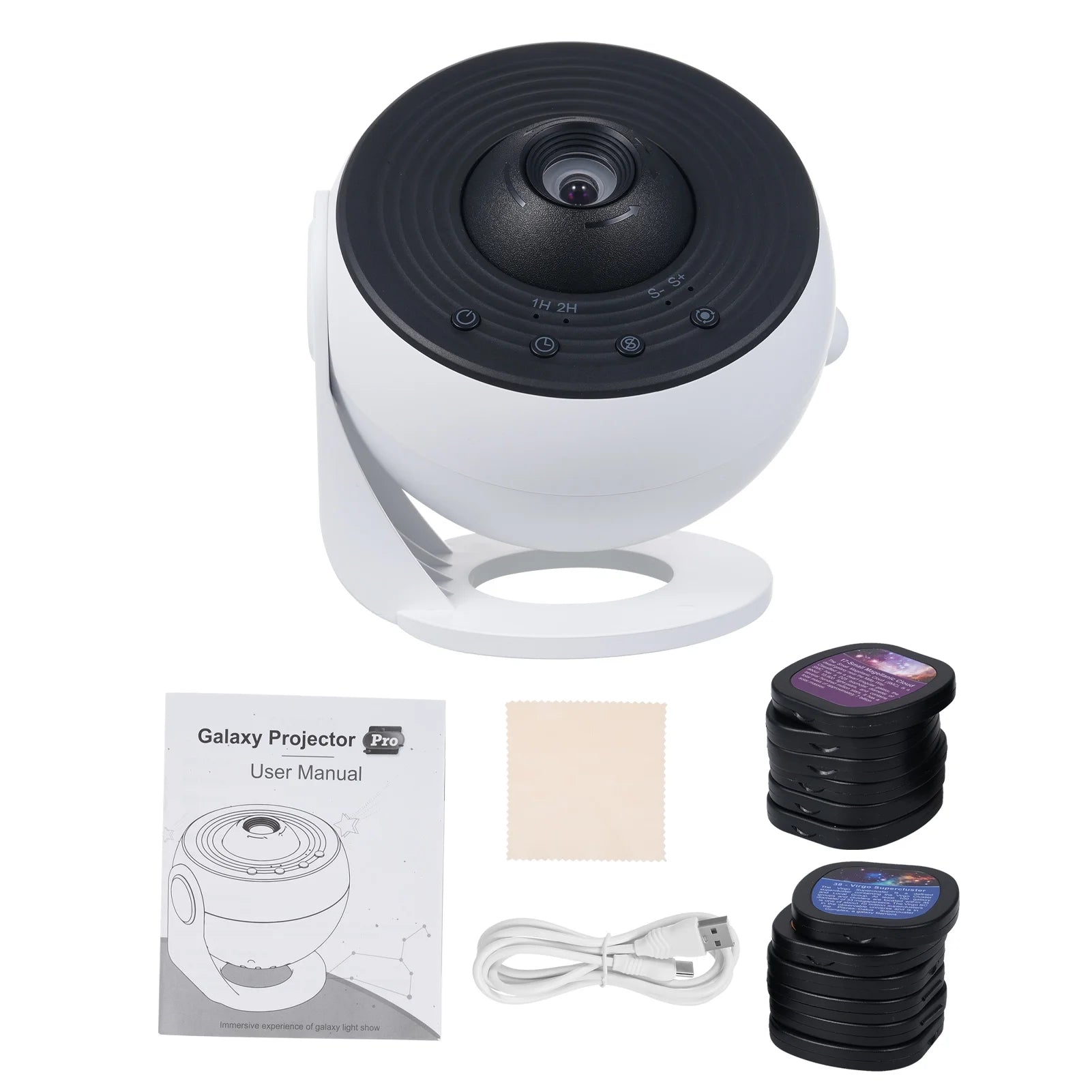 Galaxy Projector for Bedroom: HD 13 in 1 Star Projector Pro - Kids Night Light Projector | Planetarium Projector with 3 Timer Adjustable Focus & Speeds - LED Space Galaxy Lamp Room Decor Ambient Ligh