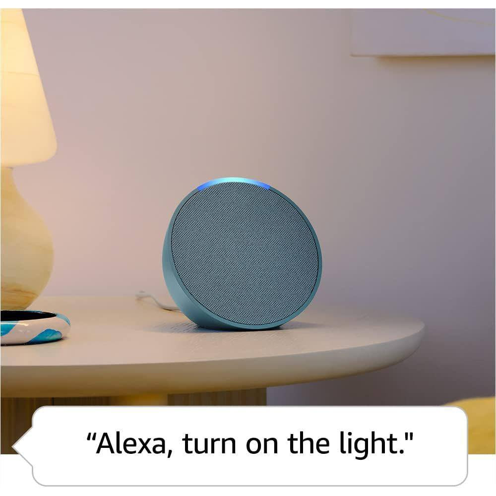 Echo Pop (1St Gen, 2023 Release) Full Sound Compact Smart Speaker with Alexa, Midnight Teal