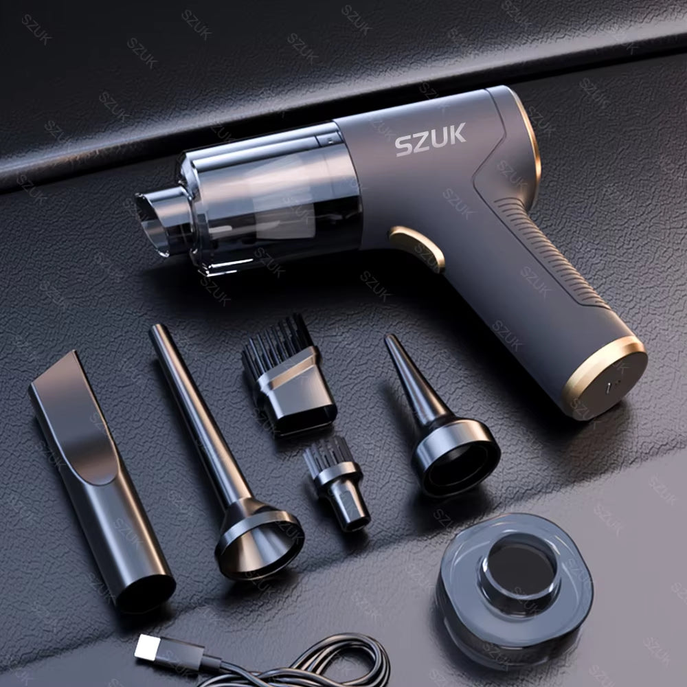 2025 Car Vacuum Cleaner New Mini Vacuum Cleaner Strong Suction Wireless Portable Cleaner Handheld Vacuum Cleaner for Car