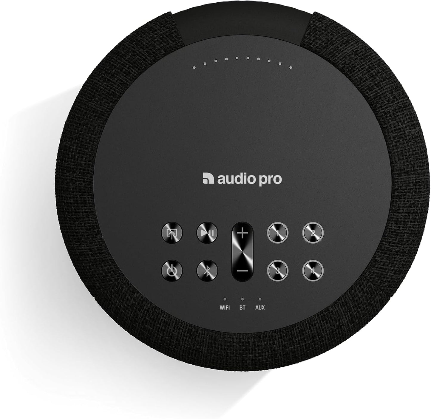 A10 MKII Wireless Multiroom Speaker | Wall Mountable, High Fidelity, Bluetooth Speaker W/Wifi & 3.5 Mm Audio Cable Input | Airplay2, Spotify Compatible | Black
