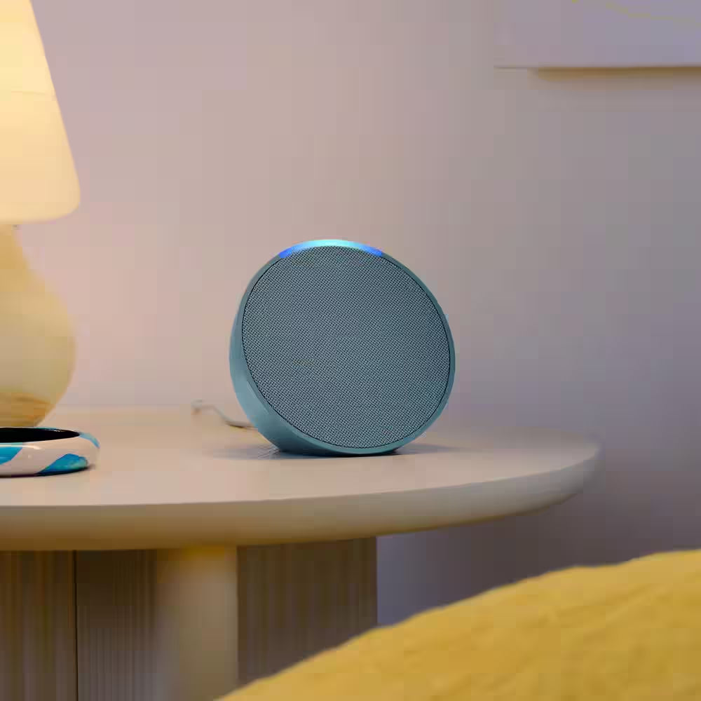 Echo Pop (1St Gen, 2023 Release) Full Sound Compact Smart Speaker with Alexa, Midnight Teal