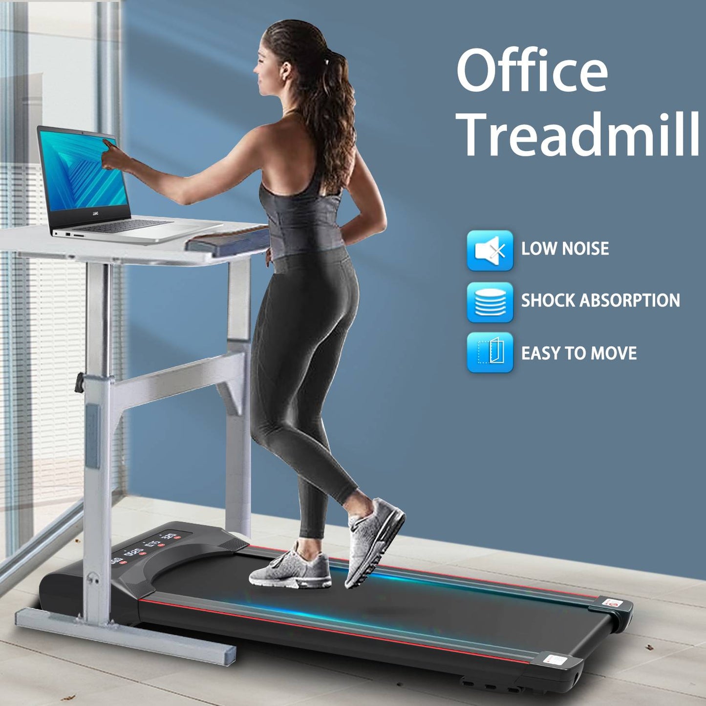 Under Desk Treadmill Machine Walking Pad for Home Office