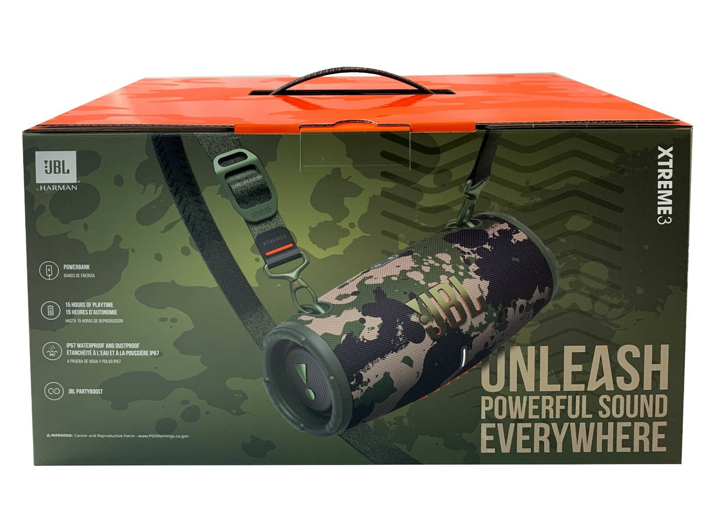 New JBL Xtreme 3 Portable Waterproof Wireless Bluetooth Speaker - Black, Colors