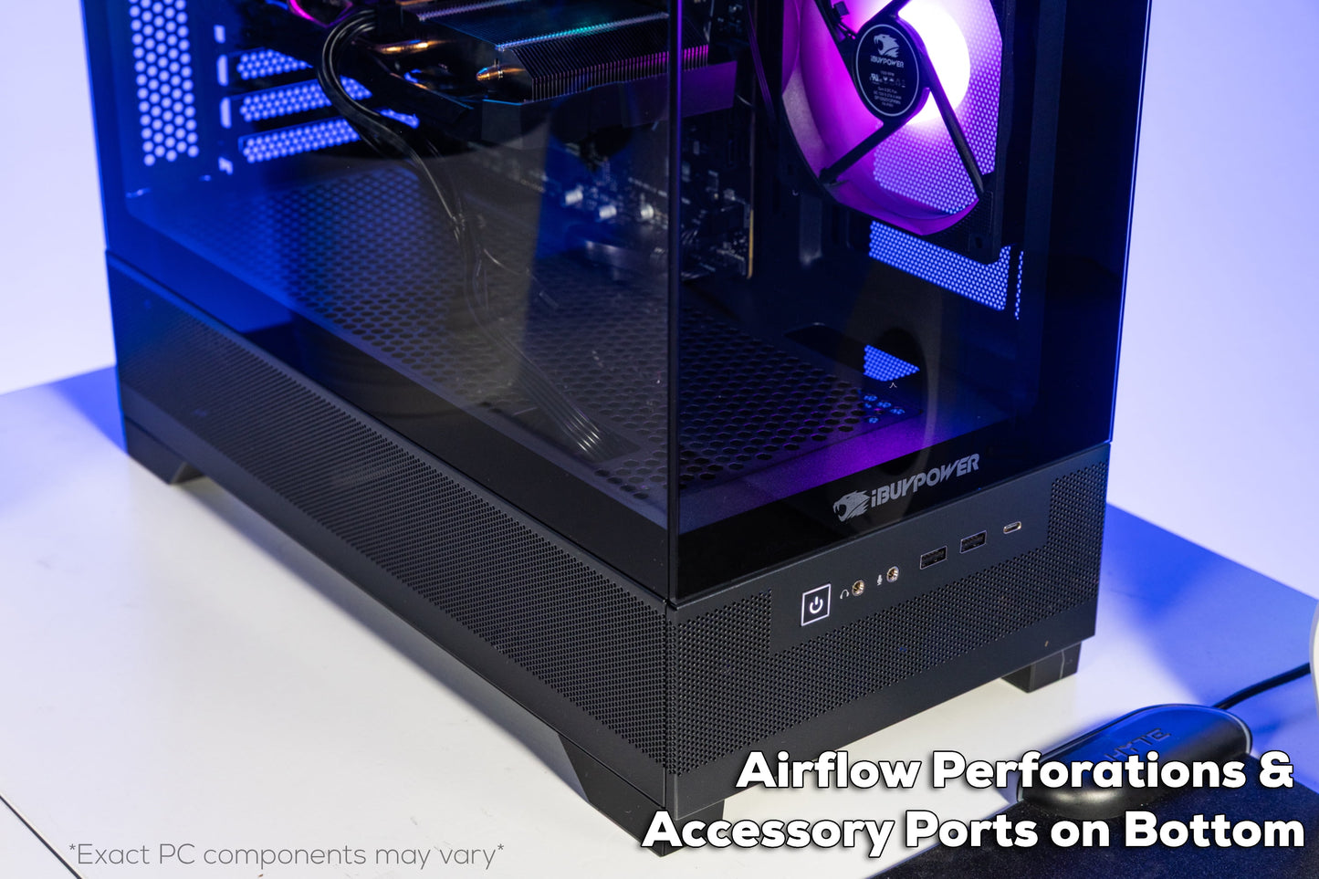 ESA7R77XT01 Gaming PC Desktop - AMD Ryzen 7 8700F, AMD Radeon RX 7700 XT 12GB, 32GB DDR5 Non-Rgb RAM, 1TB Nvme SSD