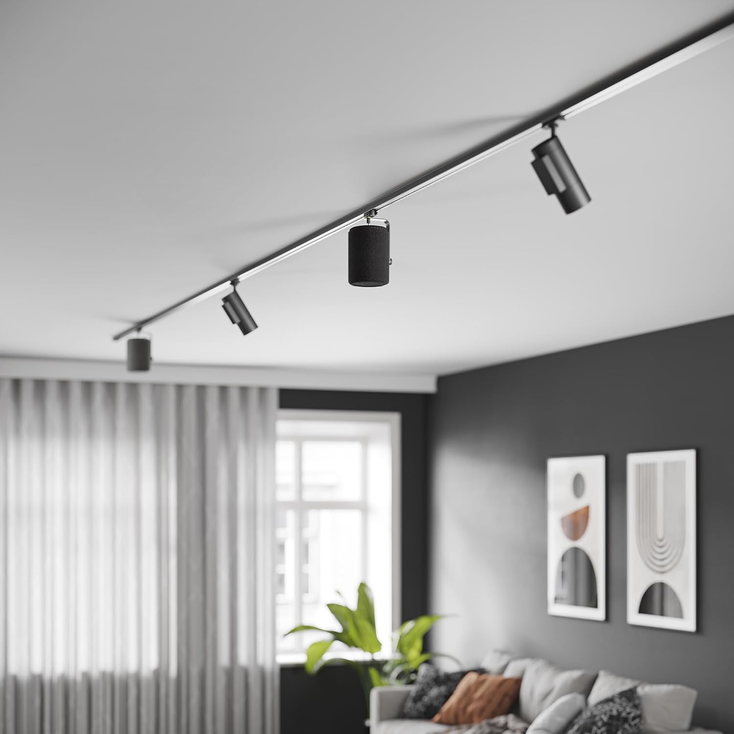 A10 MKII Wireless Multiroom Speaker | Wall Mountable, High Fidelity, Bluetooth Speaker W/Wifi & 3.5 Mm Audio Cable Input | Airplay2, Spotify Compatible | Black