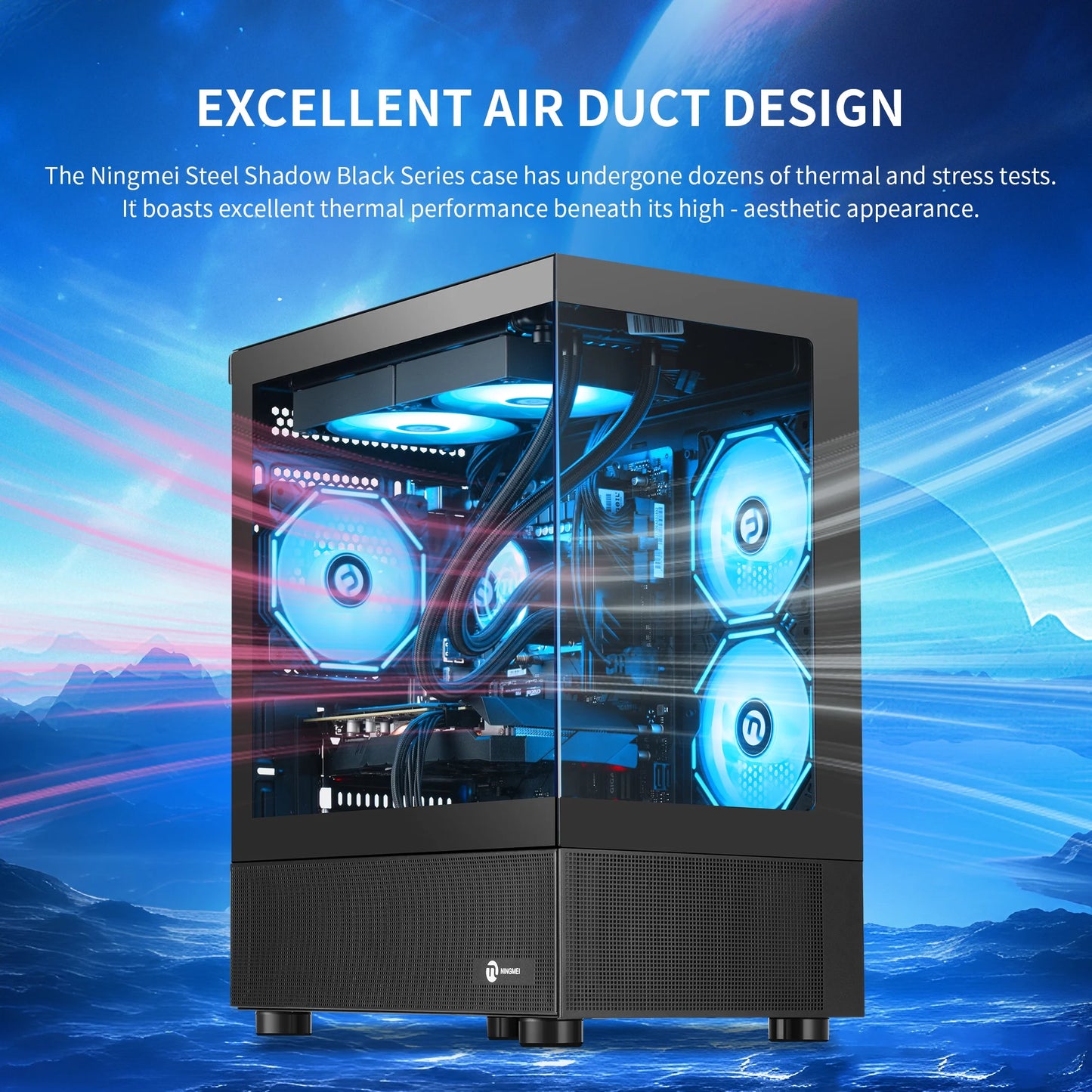 Gaming PC AMD Ryzen 7 5700X NVIDIA RTX 5060 Ti 32GB RAM 1TB SSD Wifi PC Gaming Black