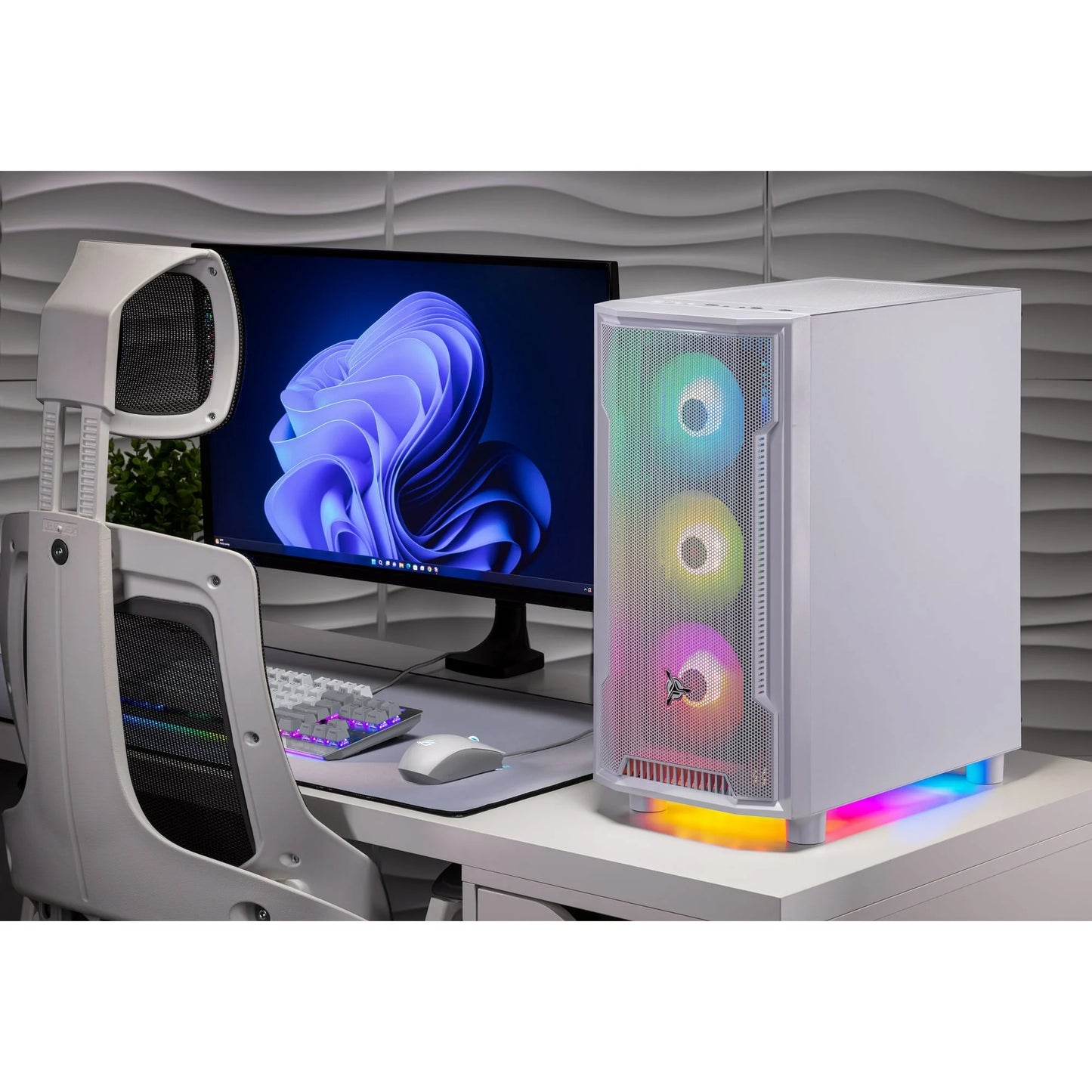 Skytech Archangel Gaming PC Desktop Intel Core I5 14400F NVIDIA Geforce RTX 5060 1TB Nvme SSD 16GB DDR5 RAM Windows