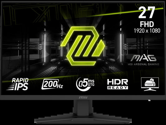 MAG 274F 27" 16:9 Full HD 200Hz IPS LCD Gaming Monitor, Black