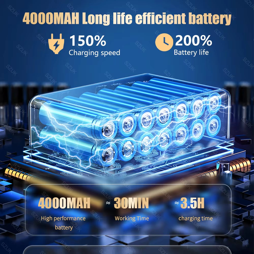 2025 Car Vacuum Cleaner New Mini Vacuum Cleaner Strong Suction Wireless Portable Cleaner Handheld Vacuum Cleaner for Car