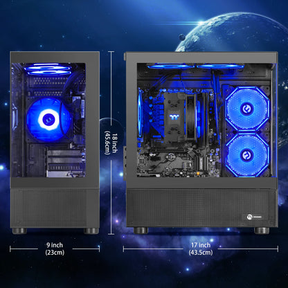 Gaming PC AMD Ryzen 7 5700G 16GB RAM 1TB SSD Wifi Windows 11 Gaming Desktop