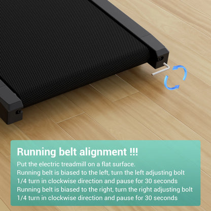 Walking Pad with 10% Incline,Walking Pad Treadmill for Home Office,2.5 HP under Desk Treadmill with LED Display & Remote,265 Lbs Capacity