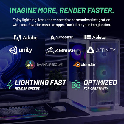 Skytech Archangel Gaming PC Desktop Intel Core I5 14400F NVIDIA Geforce RTX 5060 1TB Nvme SSD 16GB DDR5 RAM Windows