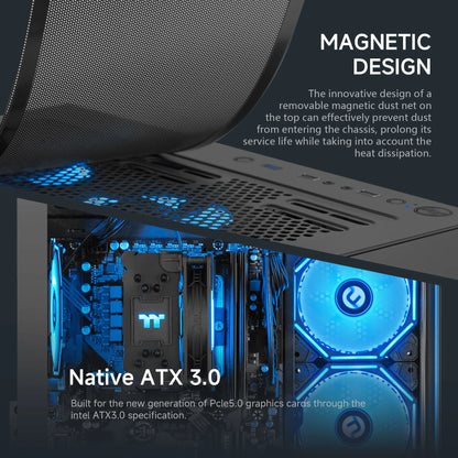 Gaming PC AMD Ryzen 7 5700G 16GB RAM 1TB SSD 6RGB Fans PC Gaming Black