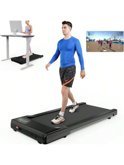 2 In1 Walking Pad 300Lbs Capacity, under Desk Treadmill, for Home/Office