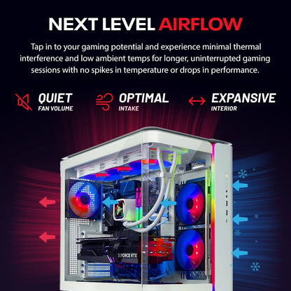 Skytech King 95 Gaming PC Desktop AMD Ryzen 7 7800X3D NVIDIA Geforce RTX 5070 Ti 1TB Gen4 Nvme SSD 32GB DDR5 RAM, AIO Liquid Cooling Windows 11