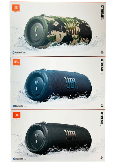 New JBL Xtreme 3 Portable Waterproof Wireless Bluetooth Speaker - Black, Colors