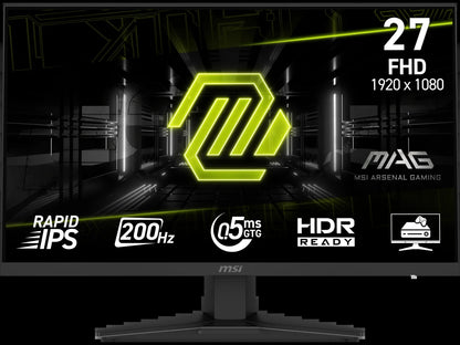 MAG 274F 27" 16:9 Full HD 200Hz IPS LCD Gaming Monitor, Black